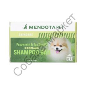 Шампунь твердый DERMagic масло мяты и чайного дерева Peppermint & Tea Tree Oil Organic Shampoo Bar