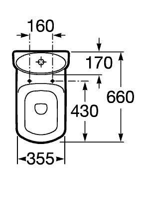 Крышка-сиденье Roca Dama Senso ZRU9302820 с микролифтом схема 2