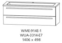 Тумба под раковину Puris Star Line WUA 3314 E7 схема 4