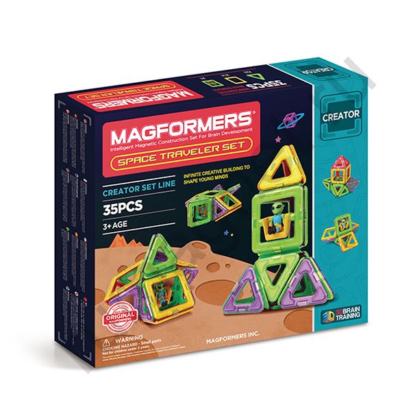 Магнитный конструктор MAGFORMERS 703007 Space Traveler set