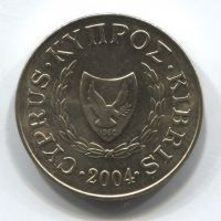 5 центов 2004 года Кипр