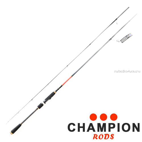 Спиннинг Champion Rods Team Dubna Generation II 2.2 м / тест 3-14 гр /4-12lb TD-732L