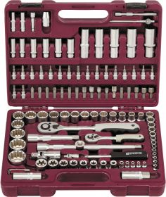 UTS0108MP Набор инструмента универсальный 1/4", 1/2"DR с головками торцевыми MultiProf Thorvik, 108 предметов