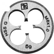 MD12175 Плашка D-COMBO круглая ручная М12х1.75 HSS, Ф38х14 мм