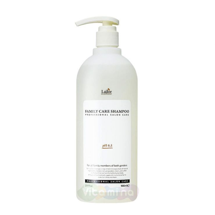 La'dor Шампунь для всей семьи Family Care Shampoo, 900 мл