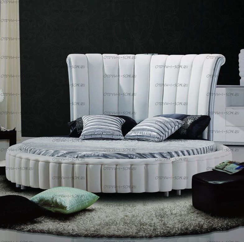 Кровать круглая Амстердам 1085.МО б/о