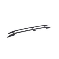 Рейлинги OPEL VIVARO 2014-2018 в штатные отверстия CROWN BLACK Короткая база