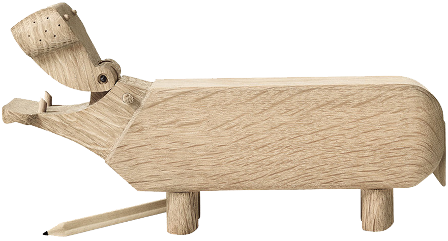 Деревянный бегемотик Hippo