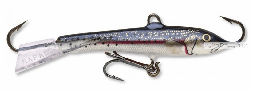 Балансир Rapala Minnow Jigging Rap W02 20 мм / 4 гр / цвет: BLM