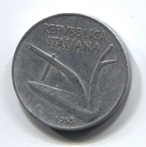 10 лир 1955 Италия