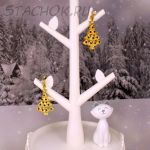 Серьги-гвоздики "Елочка"  (США)