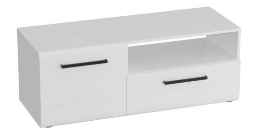 Тумба «Кёльн» 1220 (высокая) Белый Аляска/ Белый глянец, Дуб Сонома