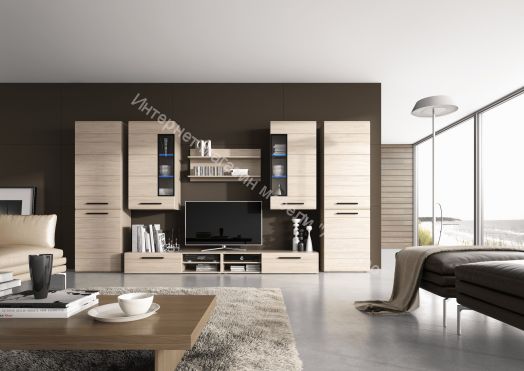 Шкаф "Кёльн" 1960 Белый Аляска/ Белый глянец, Дуб Сонома