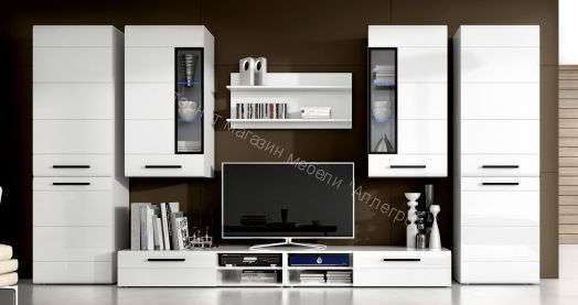 Шкаф "Кёльн" 1960 Белый Аляска/ Белый глянец, Дуб Сонома