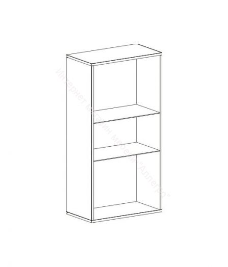 Шкаф-витрина "Кёльн" Белый Аляска/ Белый глянец, Дуб Сонома