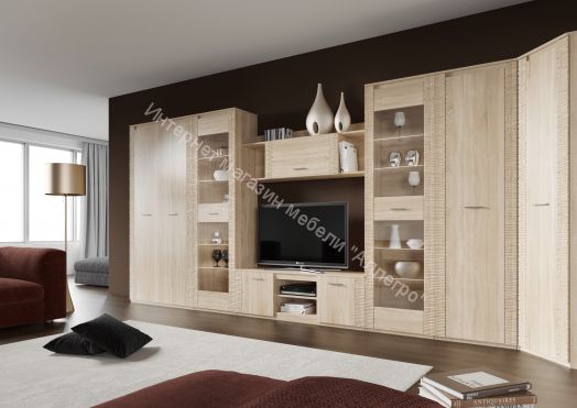 Гостиная "Элана" Дуб Сонома