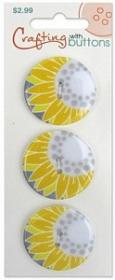 Пуговицы для творчества Crafting with buttons ON TREND SUNFLOWER BLUMENTHAL LANSING (470001201)