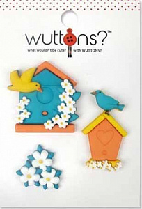 Пуговицы для творчества WUTTONS BIRDHOUSE (Скворечник) BLUMENTHAL LANSING (640005728)