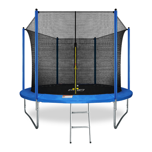Батут Arland 10FT с внутренней страховочной сеткой и лестницей (Blue)