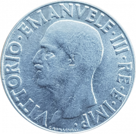 Италия 1 лира 1940 UNC