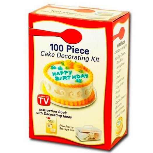 Набор для украшения тортов 100 PIECE CAKE DECORATION KIT