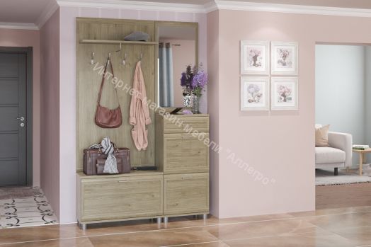 Прихожая МЕЛИССА Гикори Джексон светлый комп.08