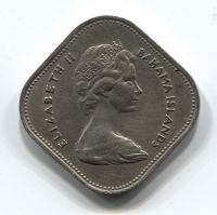 15 центов 1966  Багамские острова XF+