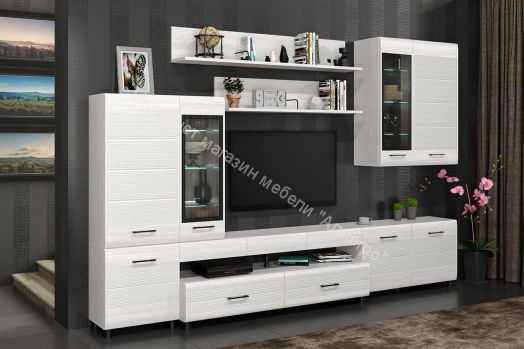 Гостиная КАМЕЛИЯ 4  Снежный Ясень