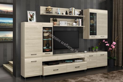 Гостиная КАМЕЛИЯ 4  Ясень Асахи