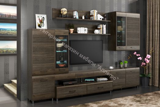 Гостиная КАМЕЛИЯ 4 Гикори Джексон темный