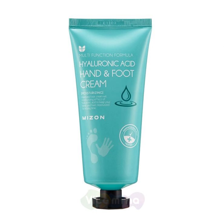 MIZON Крем для рук и ног с гиалуроновой кислотой HYALURONIC ACID HAND & FOOT CREAM, 100мл.