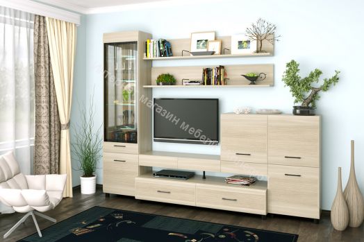 Гостиная КАМЕЛИЯ 5 Ясень Асахи