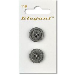 Пуговицы ELEGANT BLUMENTHAL LANSING  19 мм цвет серый Италия(565100119)