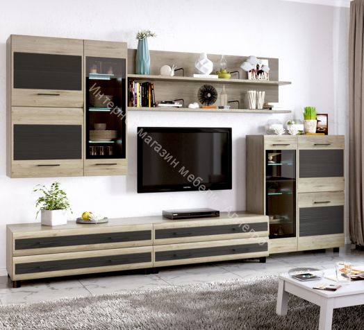 Гостиная КАМЕЛИЯ 6 Гикори Джексон светлый-комбинированный