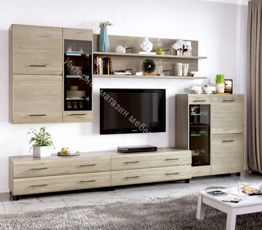 Гостиная КАМЕЛИЯ 6 Гикори Джексон светлый