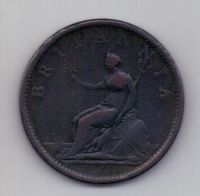 1 пенни 1807 Великобритания