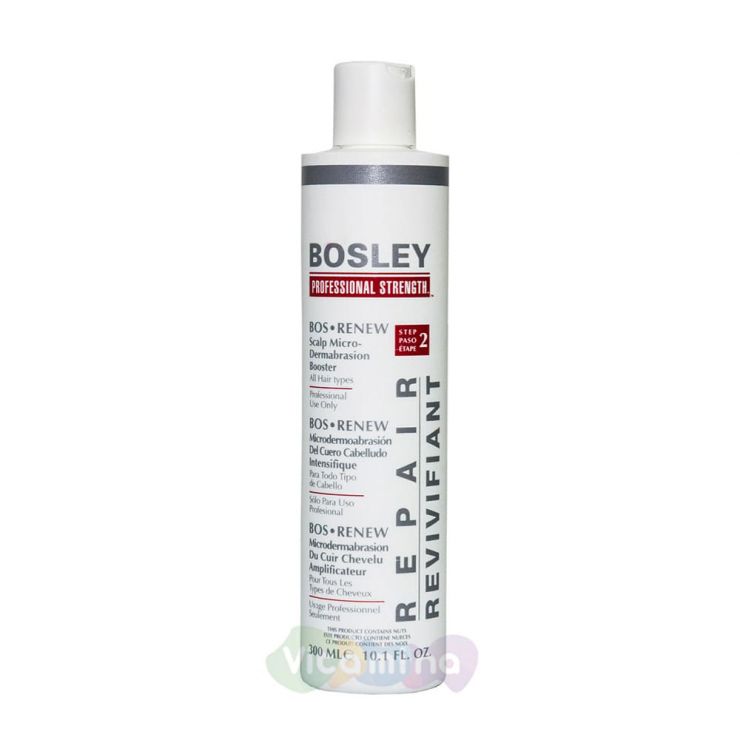 BOSLEY Микродермабразия кожи головы (Усилитель) Bosley Bosrenew Scalp Micro-Dermabrasion Step 2 (BOOSTER), 300мл.