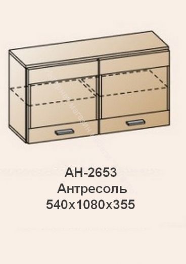 Антресоль АН-2653 Камелия