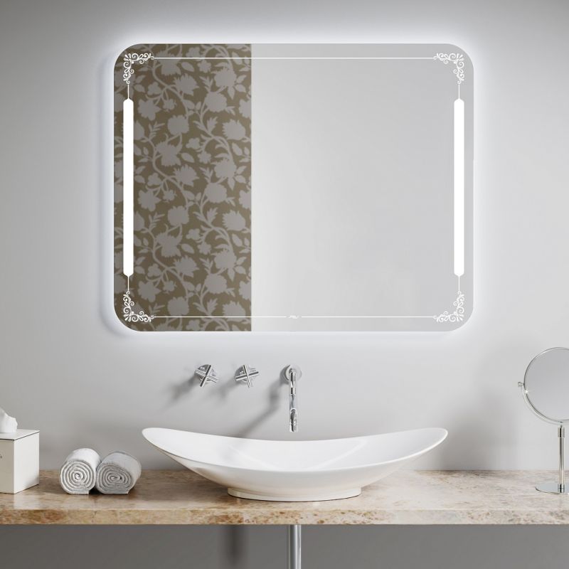 Зеркало с подсветкой Alavann Vintage 1000x800