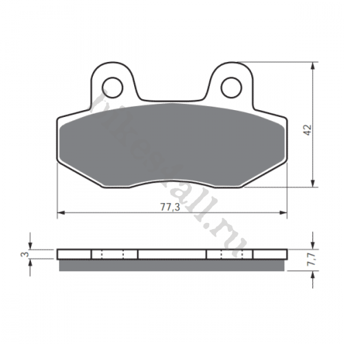 Колодки тормозные KAYO / IRBIS