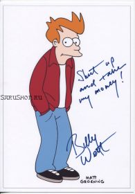 Автограф: Билли Уэст. Футурама / Futurama