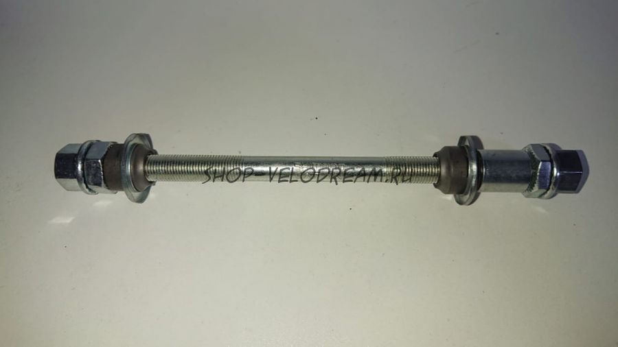 Ось задняя Shimano в сборе (спицы)