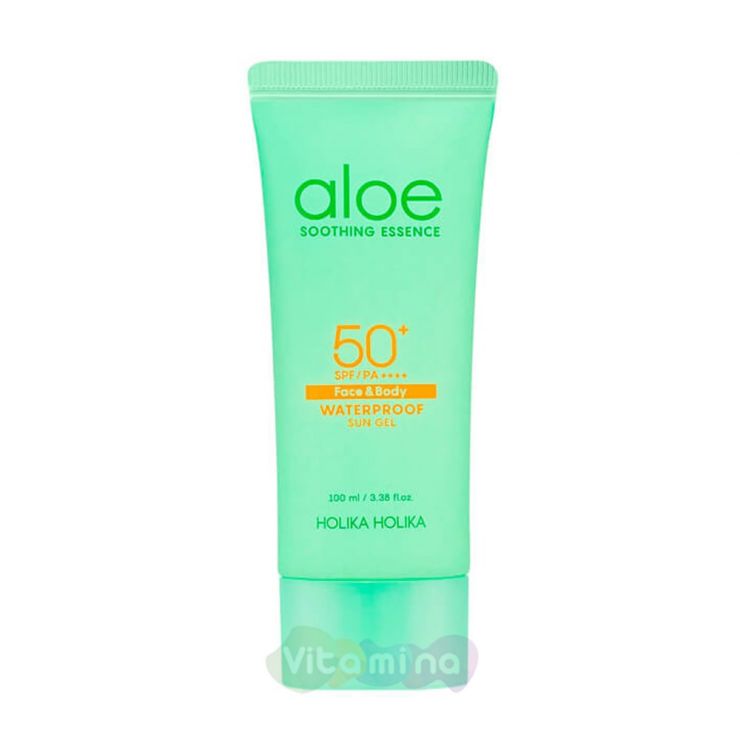 Holika Holika Водостойкий солнцезащитный гель с алоэ вера SPF50+ PA+++ Aloe Water Proof Sun Gel
