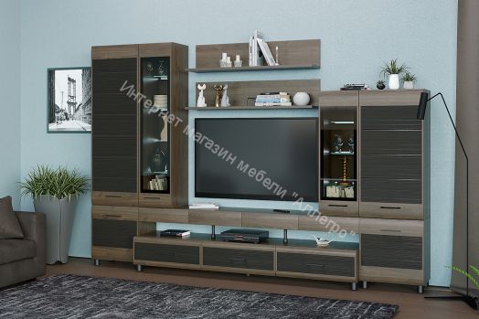 Стол журнальный СТ-1020 Гикори Джексон тёмный