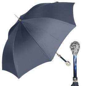 Зонт-трость Pasotti Leone Silver StripesS Dark blu