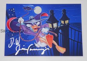 Автограф: Джим Каммингс. Черный Плащ / Darkwing Duck