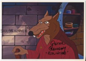 Автограф: Питер Ренадэй. Черепашки мутанты ниндзя / Teenage Mutant Ninja Turtles, 1987