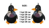 Тапочки подарочные 5 размеров PINGUINE black