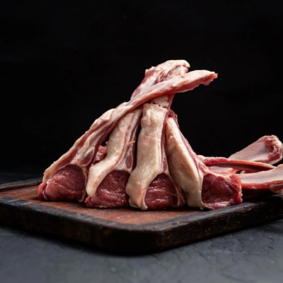 Мясо охлажденное каре молодого барашка 4 ребра, 300 г