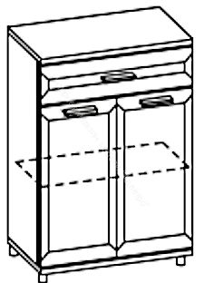 Тумба ТБ-2806 Мелисса Снежный ясень